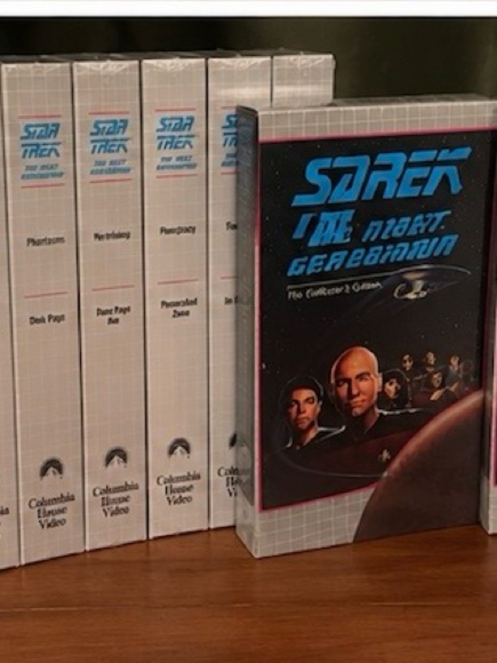 19 Sealed Star Trek The Next Generation VHS Columbia House Collector Lot TNG